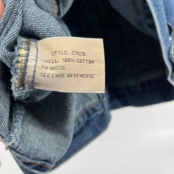 Santana Abraxas Denim Jacket Port Authority Custom Rock Psychedelic Back Print S - Picture 6 of 9